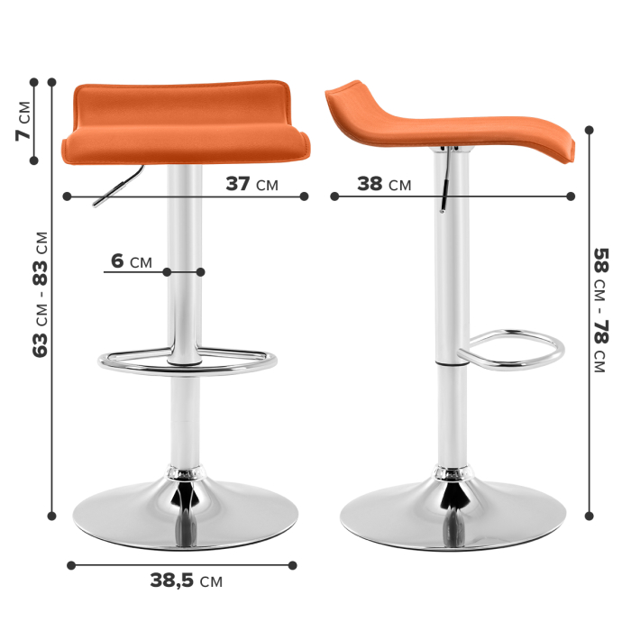 Характеристики Барный стул Ergozen Tommy 1 шт Характеристики Барный стул Ergozen Tommy 1 шт