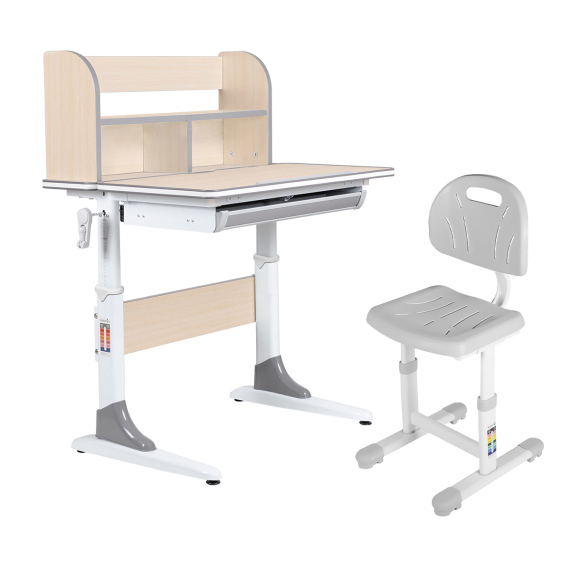 комплект anatomica study-80 lux парта + стул + надстройка + выдвижной ящик Anatomica Study-80 Lux Set